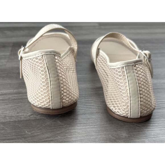 Cushionaire Women's Muse Ivory Mesh Flats Shoes Buckle Size 11 NWOT New - Picture 3 of 7